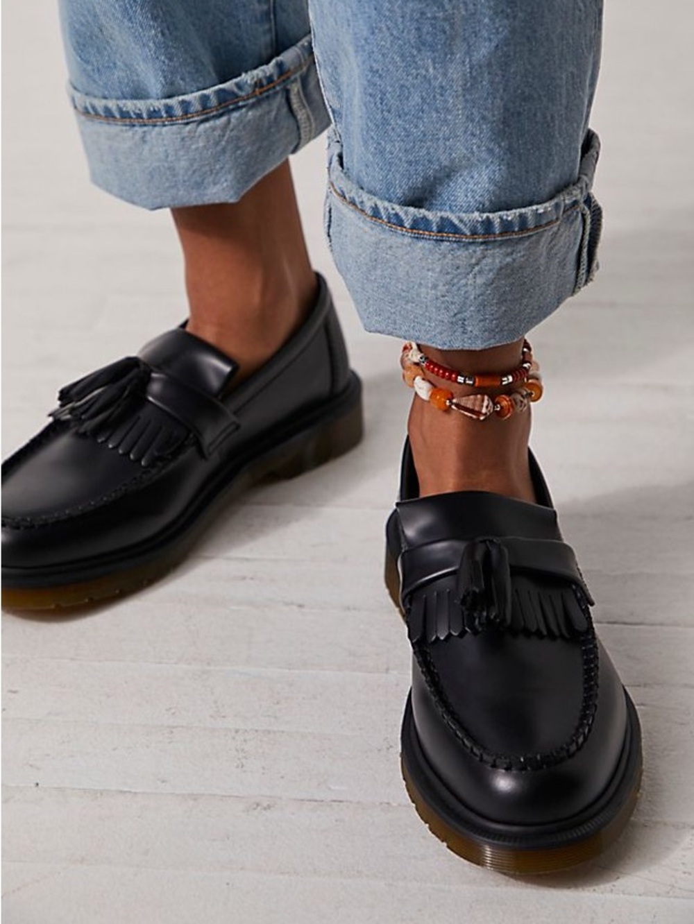 Adrian Smooth Leather Tassel Loafers